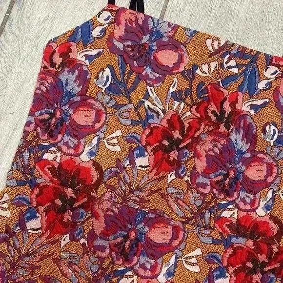 Urban Outfitters Textured Floral multicolor Mini Dress size Small - Picture 4 of 6